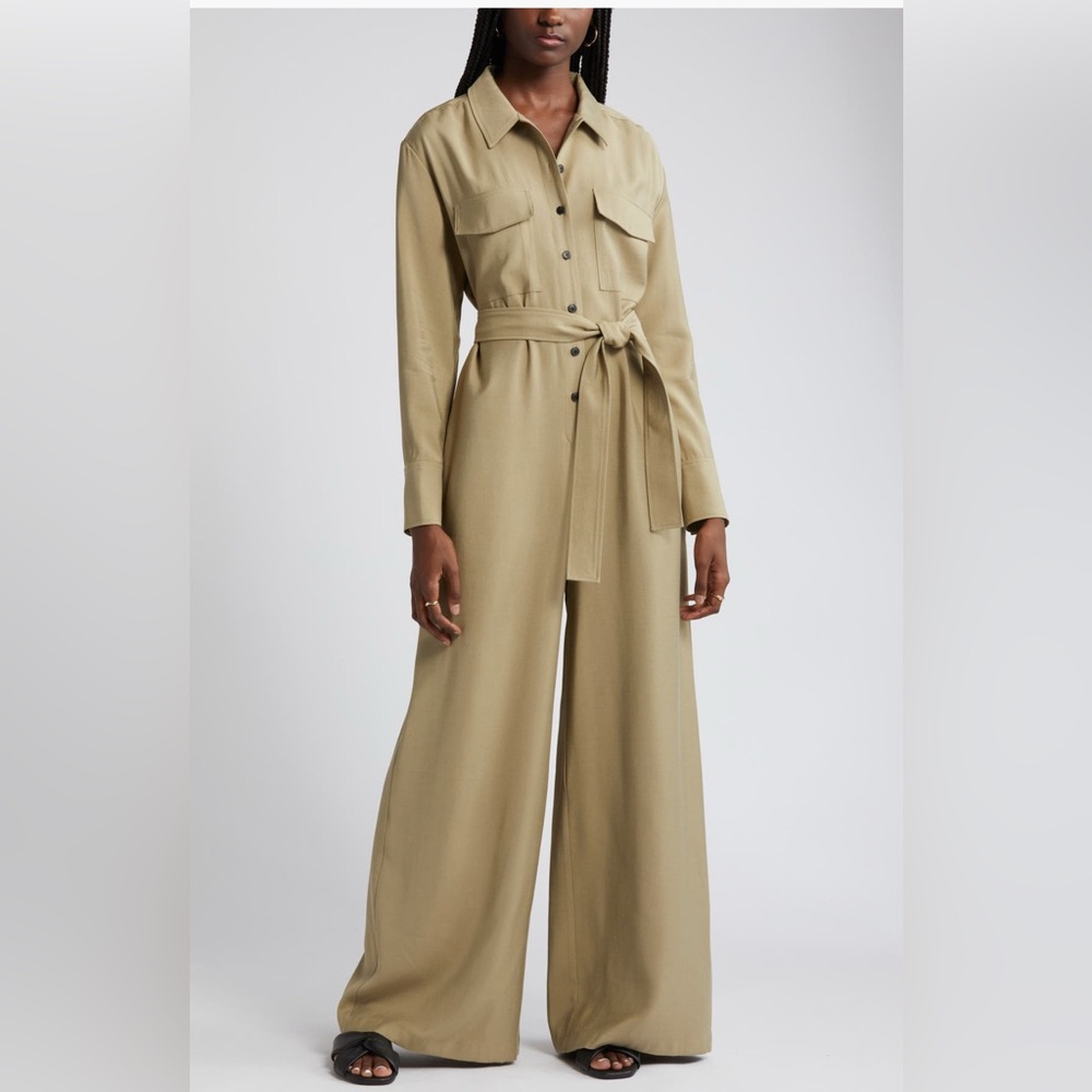 Nordstrom Long Sleeve Utility Jumpsuit NWT